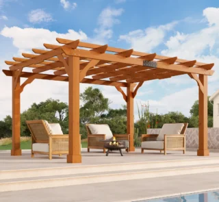 10' x 12' Cedar Pergola