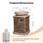 Squre Base,Round Bo