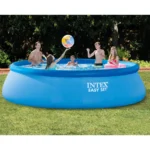 Intex 15' x 42" Easy Set Portable Inflatable Swimming Pool and Maintenance Kit