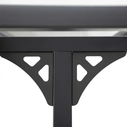 Outsunny 12' x 10' Outdoor Polycarbonate Pergola, Transparent UV Blocking Awning, Hardtop Deck Gazebo